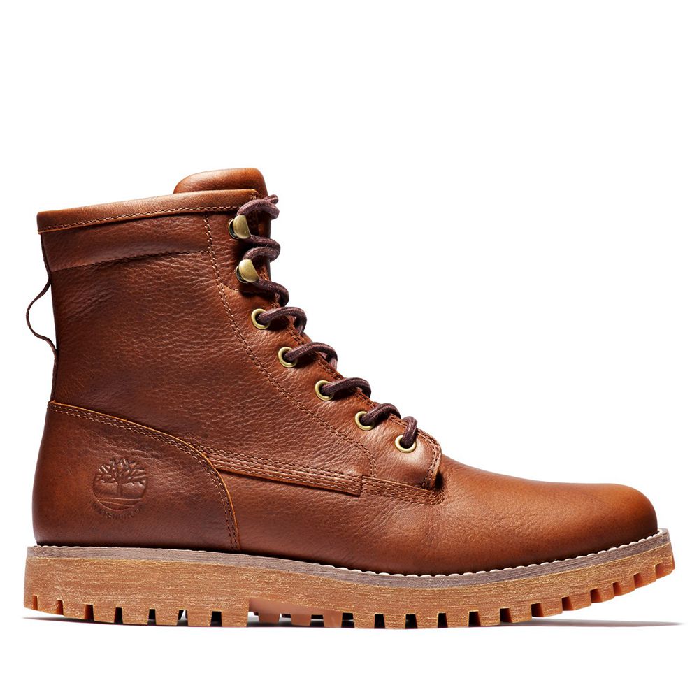 Bocanci De Zapada Timberland Barbati Maro - Jackson's Landing Waterproof - Romania - ATMNZX384